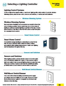 Selecting Lighting Controls