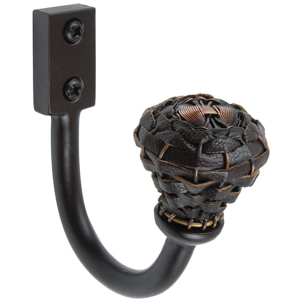 Hamptons Expresso Leather Hook